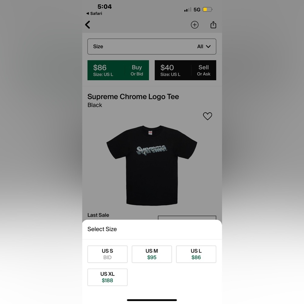 supreme tee - Picture 3 of 3